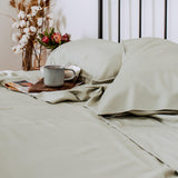 Eastwind Bamboo Bed Sheet Set Queen Sage Green