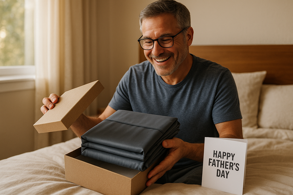 Father’s Day 2025: Give Dad the Gift of Cool, Comfortable & Skin-Friendly Sleep