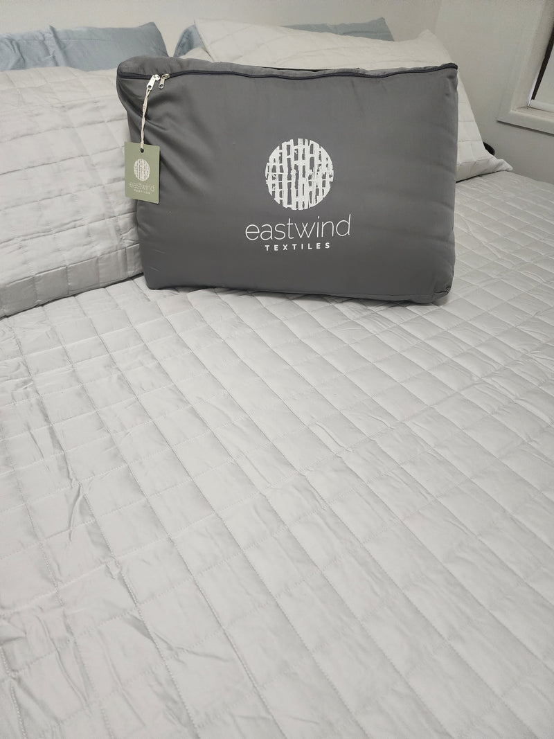 4 Square Bamboo Quilted  Coverlet Bedspreads Sets
