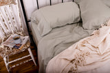 queen size bamboo sheet set with bamboo throw 