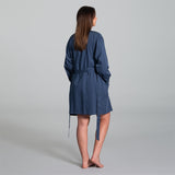 Alessia women's robe Navy Blue