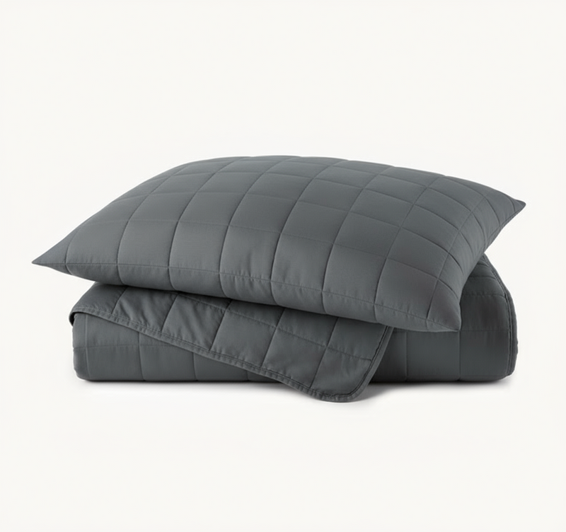 4 Square Bamboo Quilted Bedspread Coverlet Sets