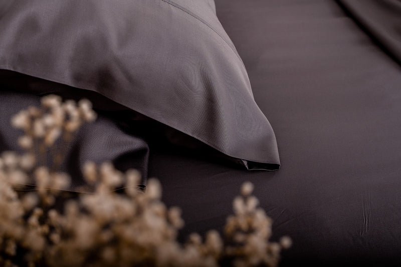 Organic Bamboo Bed Sheet Set Slate Grey- Eastwind Textiles